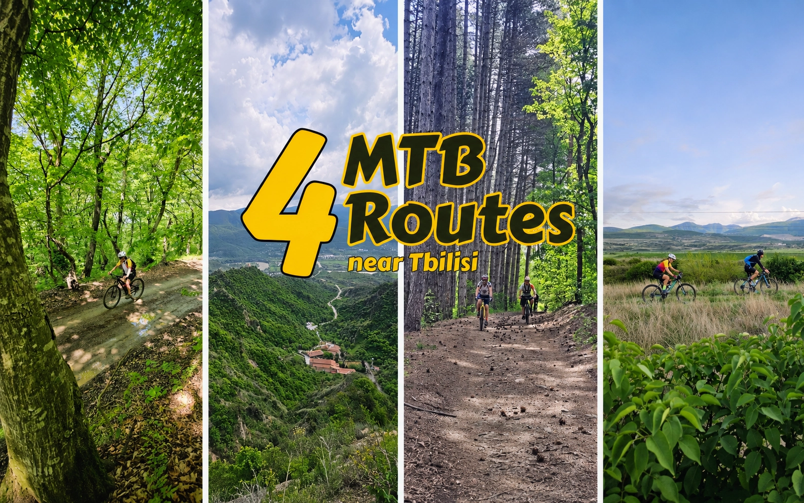 4 Mountain Bike Routes Near Tbilisi