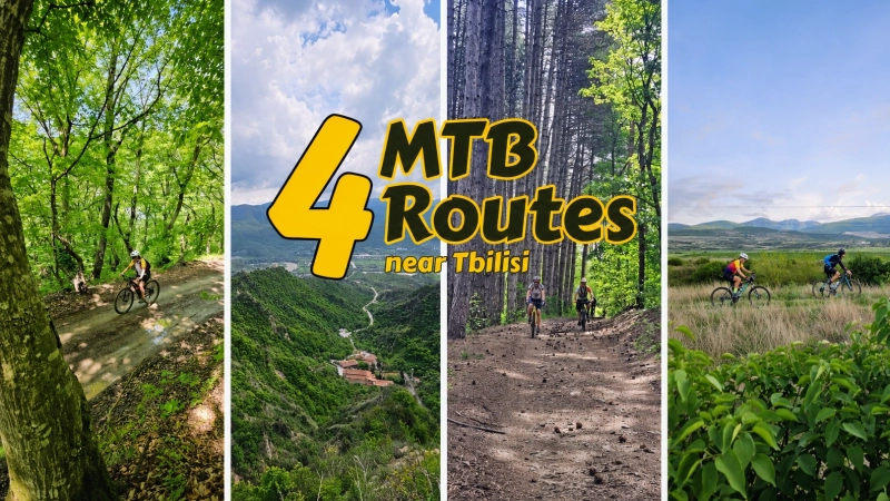 4 Mountain Bike Routes Near Tbilisi